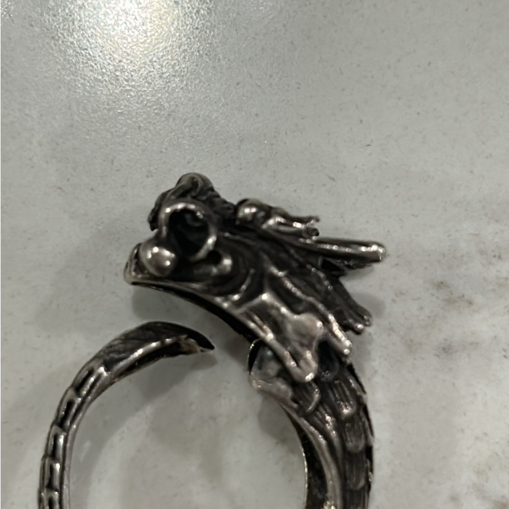 Silver Dragon Ring - image 1